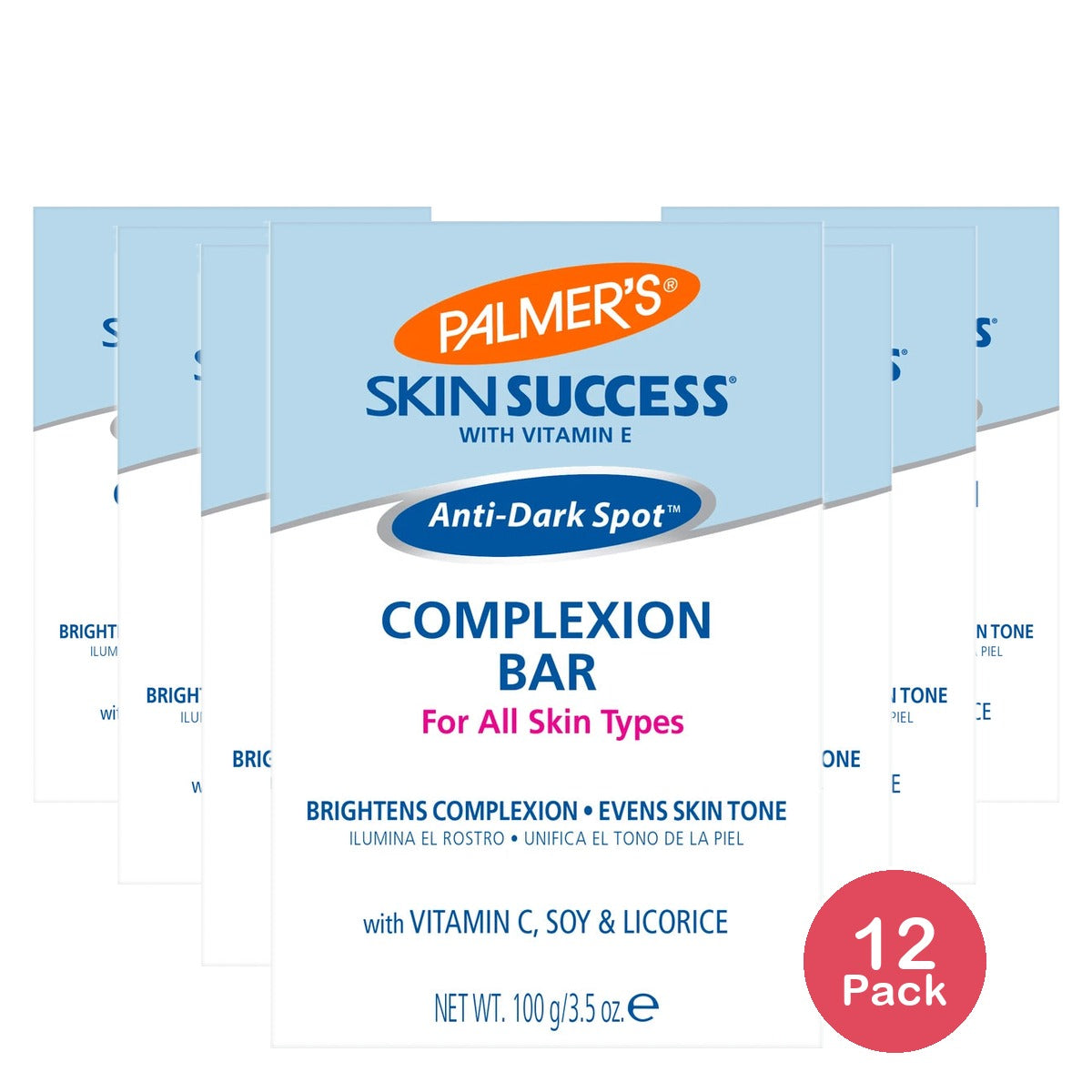 Palmer's Skin Success Anti-Dark Spot Complexion Bar For All Skin Types 3.5 OZ 3.5 Oz (Pack of 12)