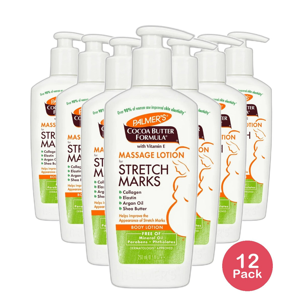 Palmers Cocoa Butter Formula Massage Lotion For Stretch Marks 8.5Oz (Pack of 12)