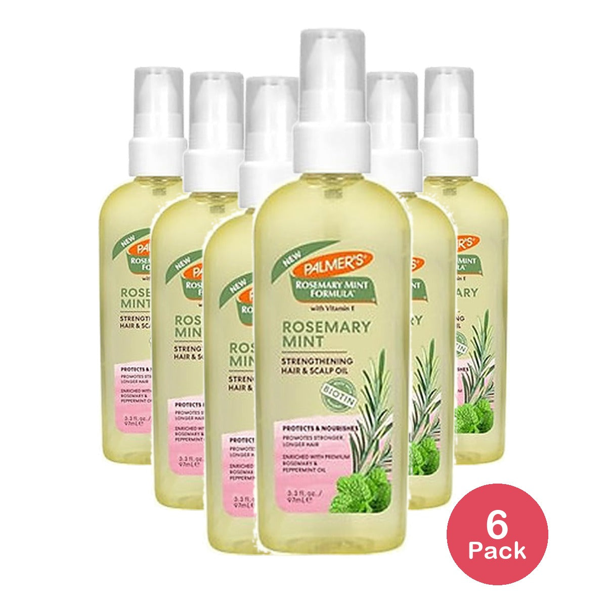 Palmer's Rosemary Scalp Oil 3.3 Oz (Pack of 6)