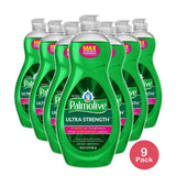 Palmolive Dishwashing Liquid Ultra Strength Original Scent 20Oz (Pack of 9)