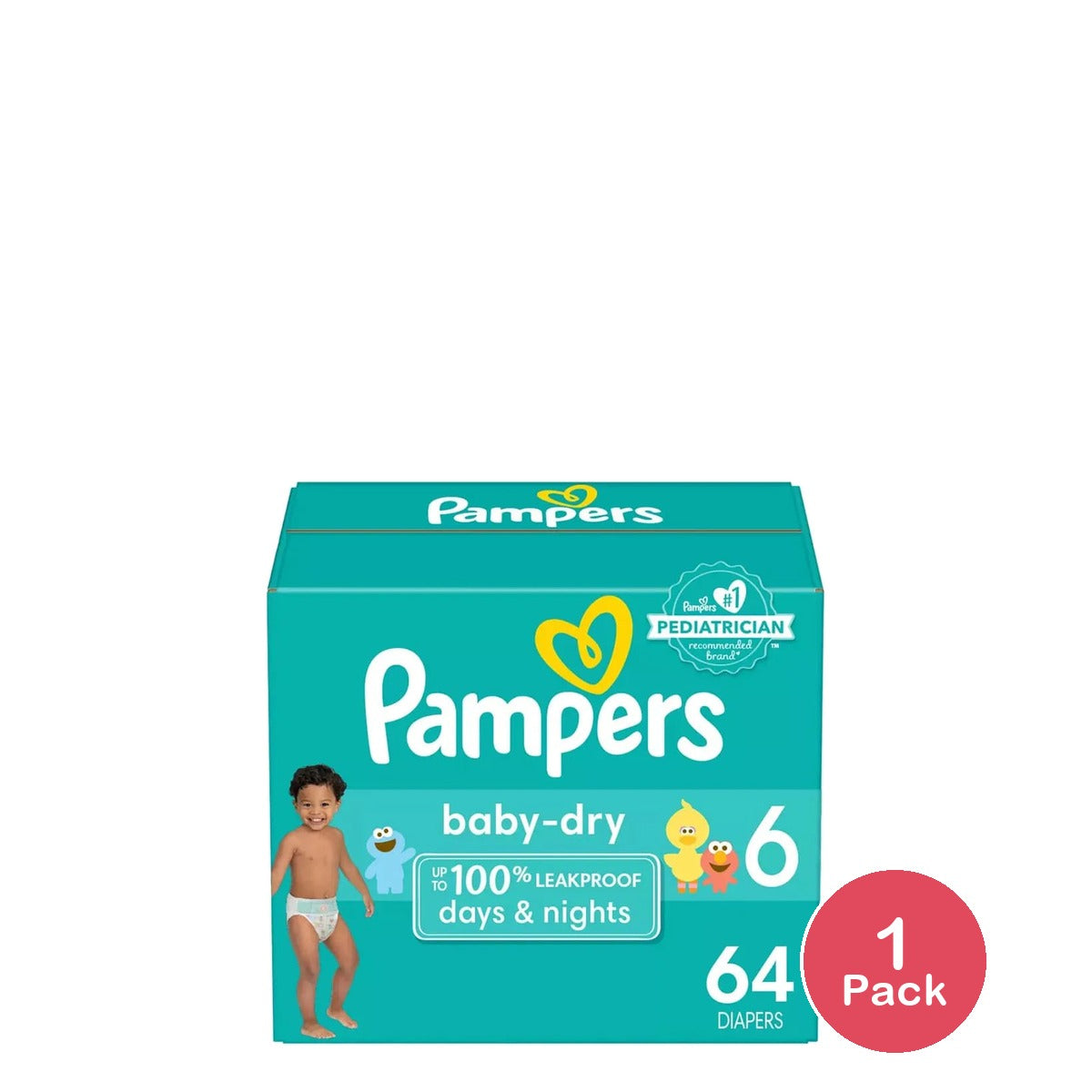 Pampers Baby Dry Diapers Size 6 4.03Oz (Pack Of 1)