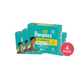 Pampers Swaddlers Sensitive Disposable Diapers - Size 3 -(Pack of 4)