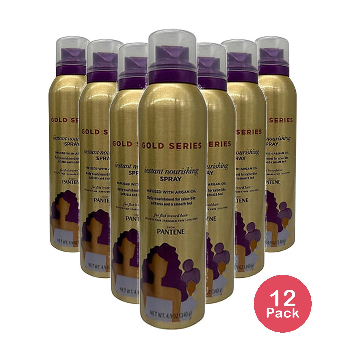 Pantene Gold Series Instant Nourishing Spray 4.9 Oz (Pack of 12)