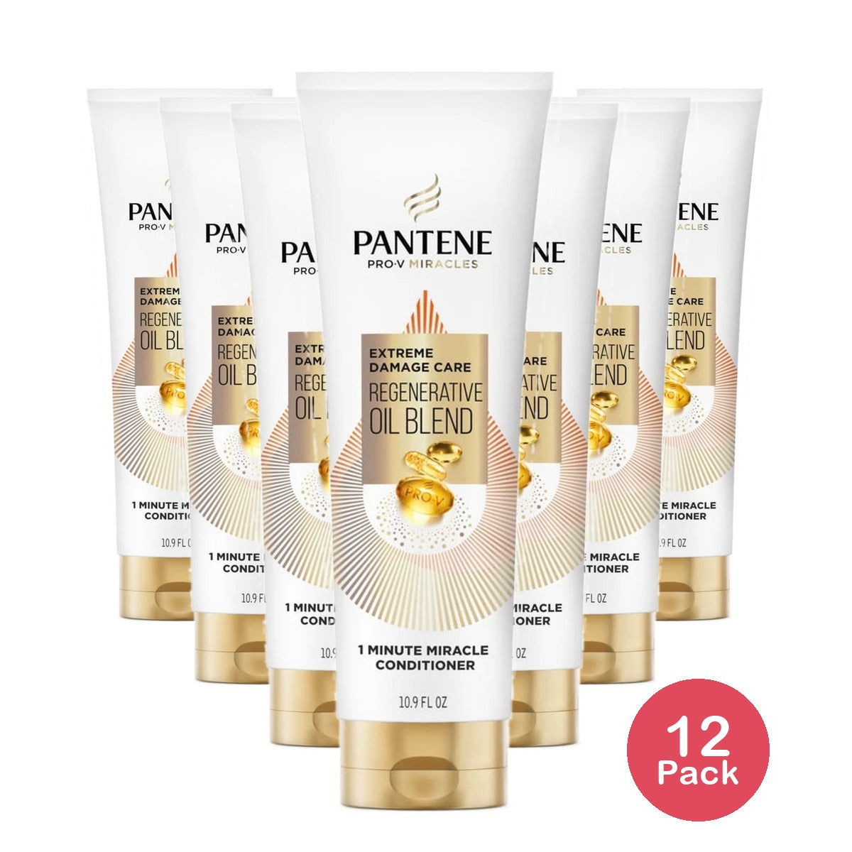 Pantene Pro-V Miracles Extreme Damage Conditioner - 10.9 fl Oz (Pack of 12)