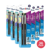 Paper Mate Flair Medium Point Felt Tip Pen Black 2/Pack 4.2oz (Pack of 36)