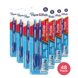 Paper Mate Profile Retractable Ballpoint Pens Bold (1.4mm) Blue 2 Count (Pack of 48)