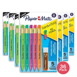 Papermate Handwriting Mechanical HB Pencil 1 Lead Refill 2 Erasers Assorted 1.13oz (Pack of 36)