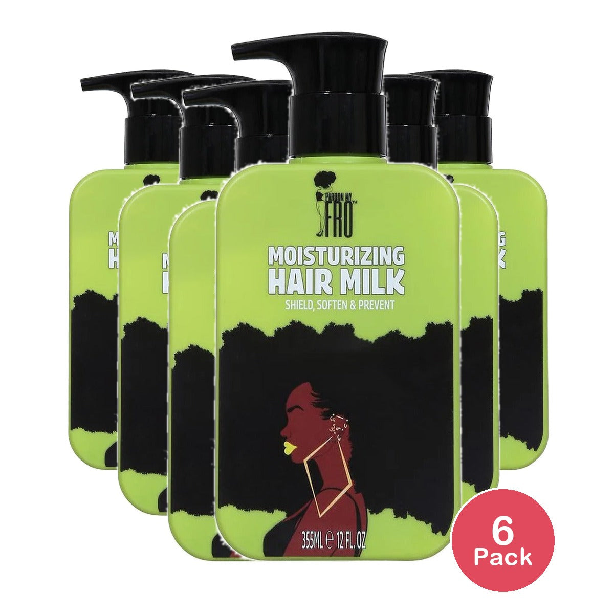 Pardon My Fro Moisturizing Hair Milk 12 Oz (Pack of 6)