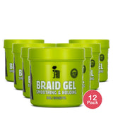 Pardon My Fro Smoothing & Holding Braid Gel 16 Oz (Pack of 12)