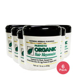 Parnevu Organic Hair Mayonnaise 16 Oz (Pack of 6)