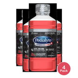 Pedialyte Advancedcare+ Electrolyte Drink With 33% More Electrolytes And Has Preactiv Prebiotics Chilled Cherry Pomegranate 1 Liter 3.8Oz (Pack Of 4)