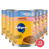 Pedigree Traditional Ground Dinner Chicken and Beef Canned Puppy Food (B000V9L7B) 13.2Oz (Pack of 12)