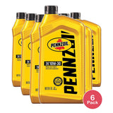 Pennzoil SAE 10W-30 Motor Oil for Gasoline Engine 32 Oz (Pack of 6)