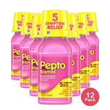 Pepto-Bismol Original Antidiarrheal Upset Stomach Liquid 4Oz (Pack of 12)