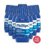 Phillips Milk Of Magnesia Saline Laxative Original 12Oz (Pack of 12)