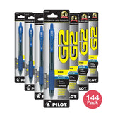 Pilot G2 Retractable Premium Gel Ink Roller Ball Point Pen Blue 4.9oz (Pack of 144)