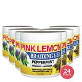 Pink Lemon Braid Gel Peppermint 10 Oz (Pack of 24)
