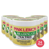 Pink Lemon Braid Gel Tea Tree 15 Oz (Pack of 24)