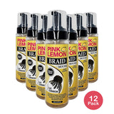 Pink Lemon Braid Mousse 8 Oz (Pack of 12)