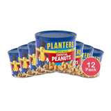 Planters Lightly Salted Cocktail Peanuts 12 Oz (Pack of 12)