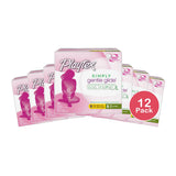 Playtex Simply Gentle Glid Multipack Plastic Tampons 18 Regular and 18 Super Fragrance Free 7.4oz (Pack of 12)