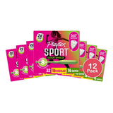 Playtex Sport Odor Shield Tampons - 32ct (Pack of 12)