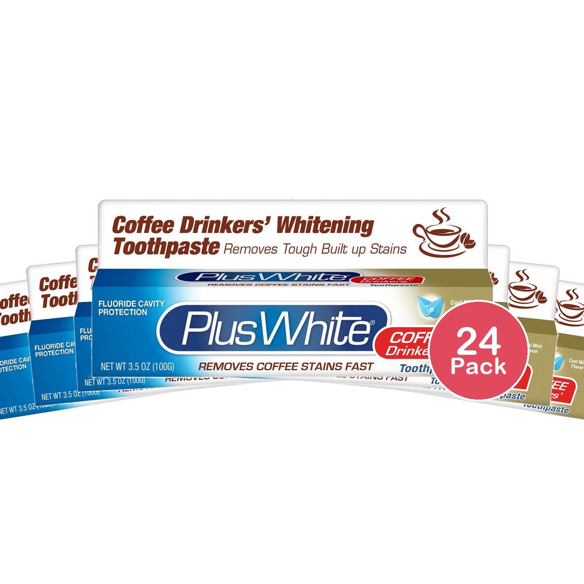 Plus White Coffee Drinkers' Whitening Toothpaste 3.5 Oz (Pack of 24)