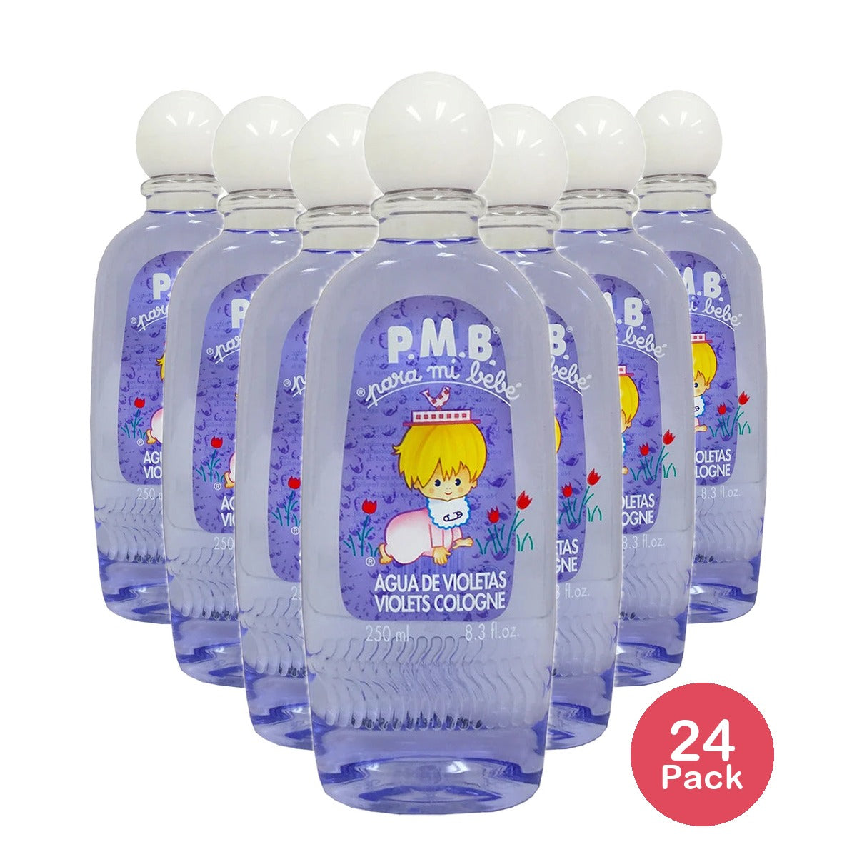 P.M.B. PARA MI BEBE BABY VIOLETS COLOGNE 8.3 FL.OZ. (Pack of 24)