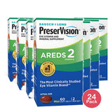 PreserVision AREDS 2 Eye Vitamin &amp; Mineral with OCUSorb Contains Lutein &amp; Zeaxa 0.7 Oz (Pack of 24)