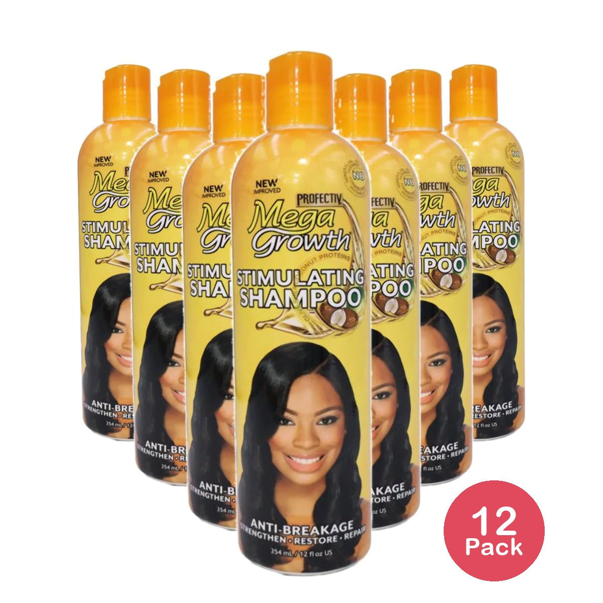 Profectiv Mega Growth Stimulating Shampoo 12 Oz (Pack of 12)