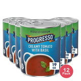 Progresso Heart Healthy Soup, Creamy Tomato Basil, 19 OZ (Pack of 12)