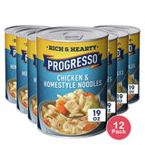 Progresso Rich And Hearty Chicken And Homestyle Noodle Soup 19Oz (Pack of 12)