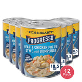 Progresso Rich & Hearty Chicken Pot Pie Soup 18.5 Oz (Pack of 12)