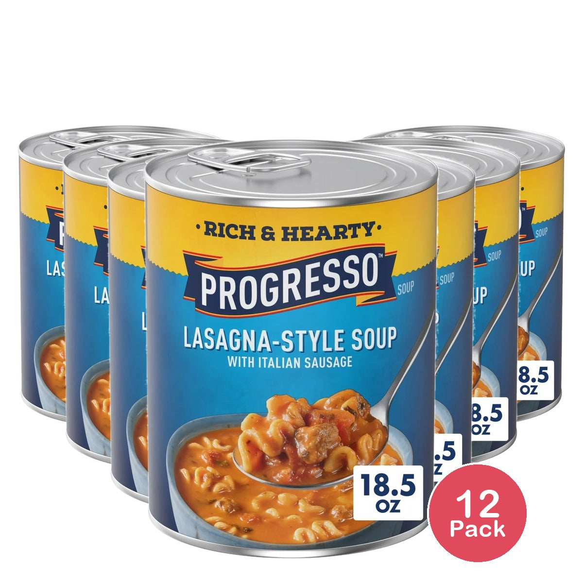 Progresso Rich & Hearty Lasagna-Style Soup 18.5 Oz (Pack of 12)