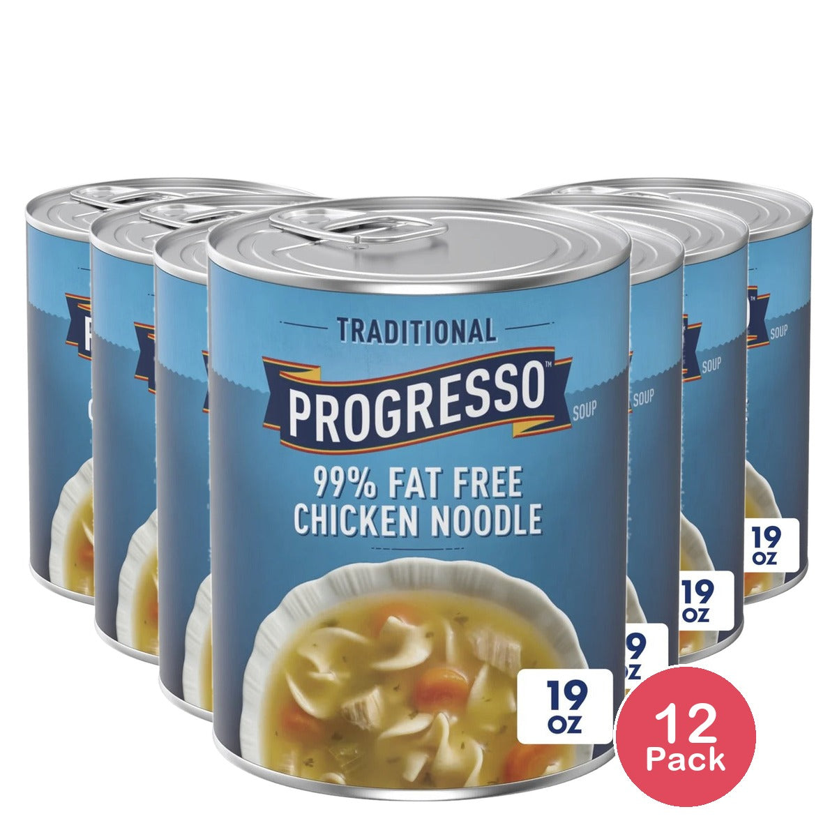 Progresso Traditional 99% Fat Free Chicken Noodle Soup 19 Oz (Pack of 12)