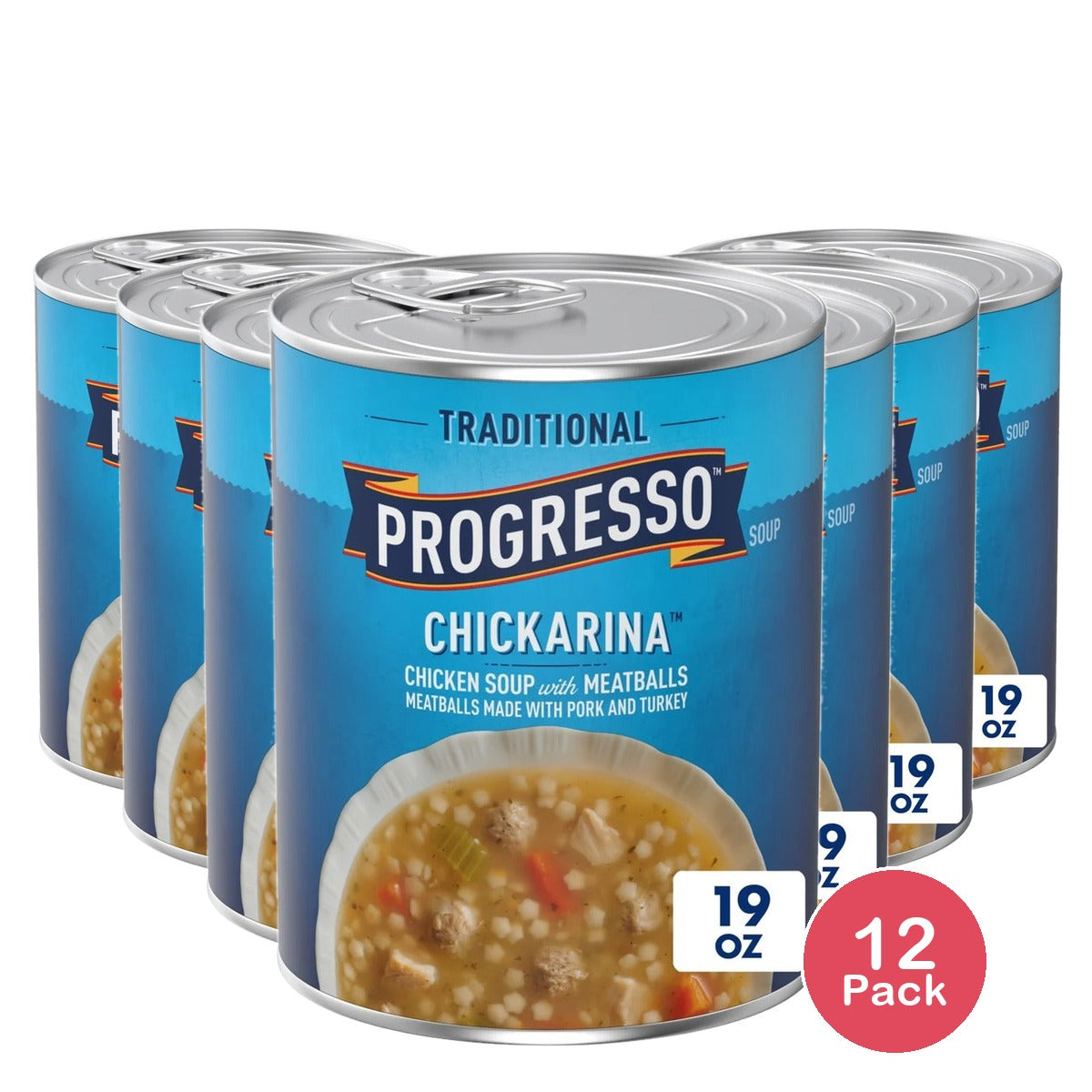 Progresso Traditional Chickarina Soup 19 Oz (Pack of 12)