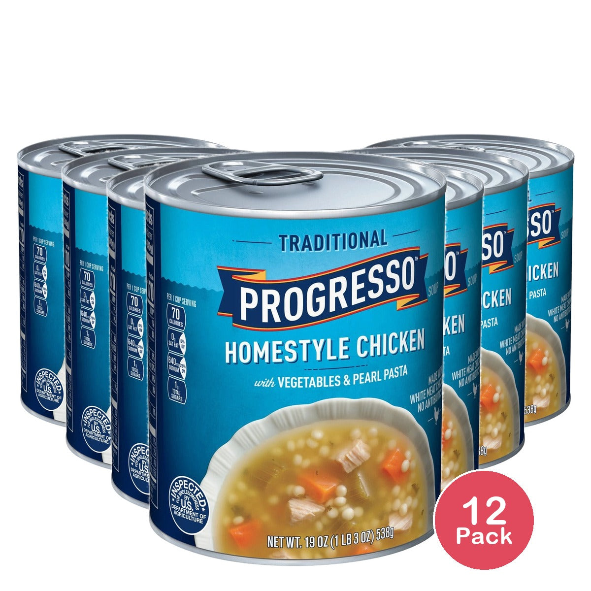 Progresso Traditional Homestyle Chicken Soup (Pack of 12)