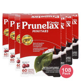 Prunelax Ciruelax Minitabs Natural Laxative Dietary Supplement Tablets 60Ct 0.27oz (Pack of 108)