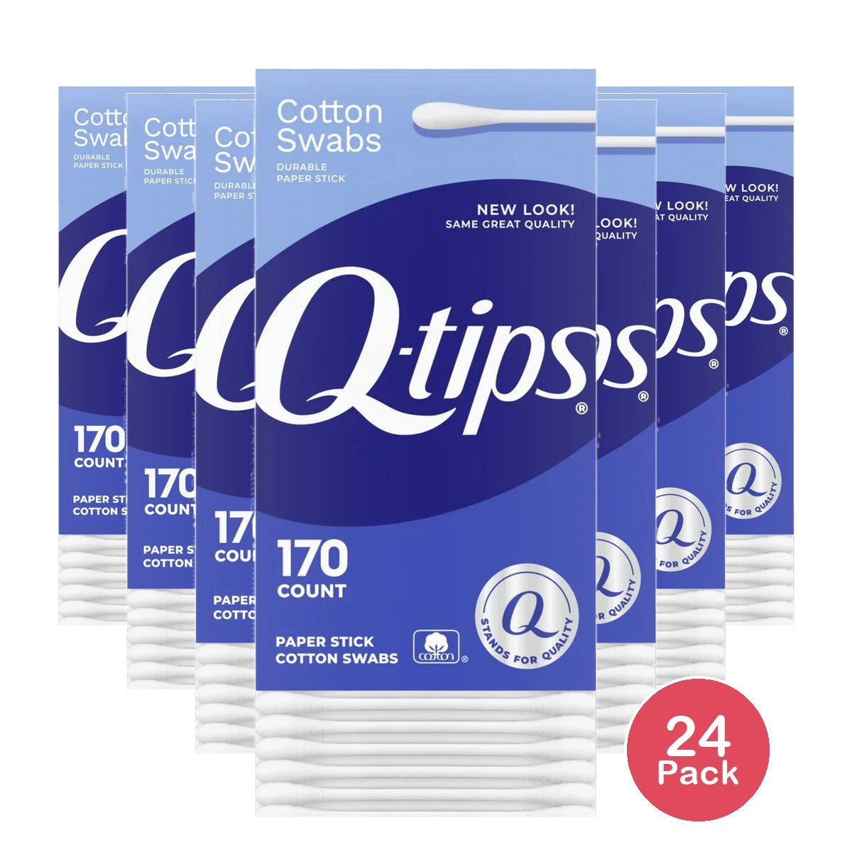 Q-Tips Cotton Swabs For Clean Ears 3.36oz (Pack of 144)