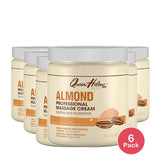 Queen Helene Almond Scented Massage Cream 15 Oz (Pack of 6)