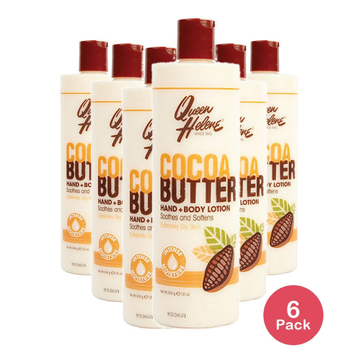 Queen Helene Cocoa Butter Hand & Body Lotion 16 Oz (Pack of 6)