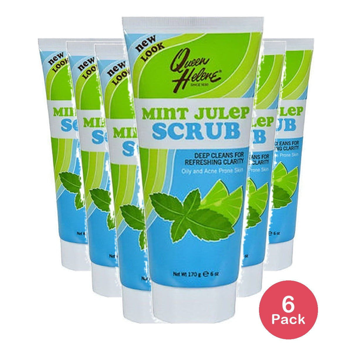 Queen Helene Mint Julep Scrub 6 Oz (Pack of 6)