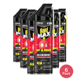 Raid Max Roach Insect Killer Aerosol Spray On Bugs14.5Oz (Pack of 6)