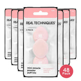 Real Techniques Mini Miracle Concealer Puff Trio 3 Ct 0.15Oz (Pack Of 48)