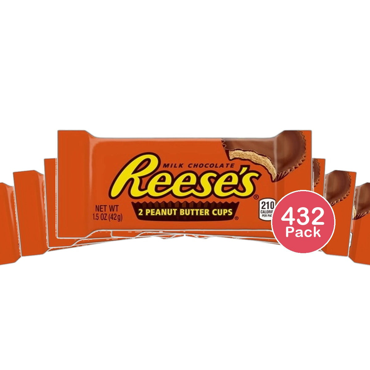 Reeses Peanut Butter Cups Milk Chocolate 1.5Oz (Pack of 432)
