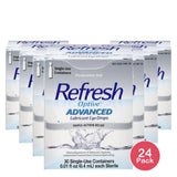 Refresh Optive Advanced Lubricant Eye Drops 0.4 mL (Pack of 24)