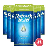 Refresh Relieva Lubricant Eye Drops 0.33 Oz (Pack of 24)