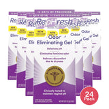 Rephresh Vaginal Personal Lubricant Odor Eliminating Gel 0.14Oz (Pack Of 24)