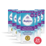 Replens Long Lasting Vaginal Moisturizer - 8 Applicators 0.24 Oz (Pack Of 24)