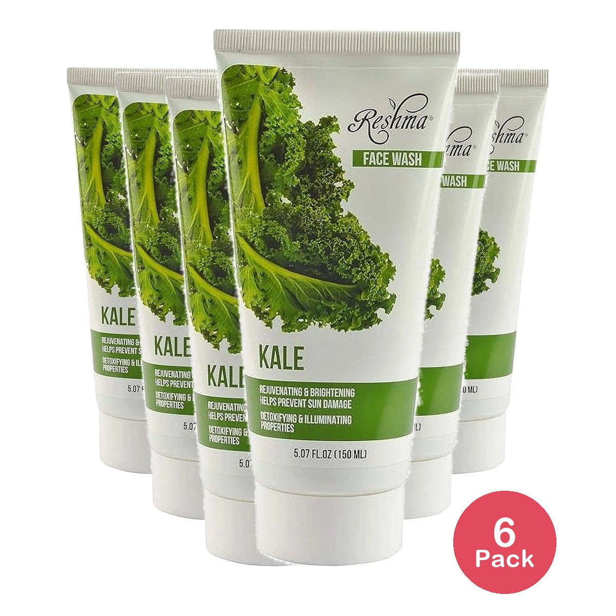 Reshma Beauty Kale Face Wash 5.07 Oz (Pack of 6)